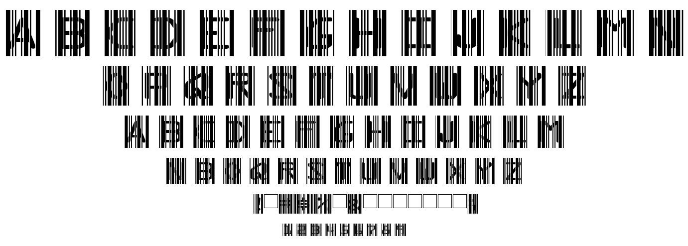 Ghost code font